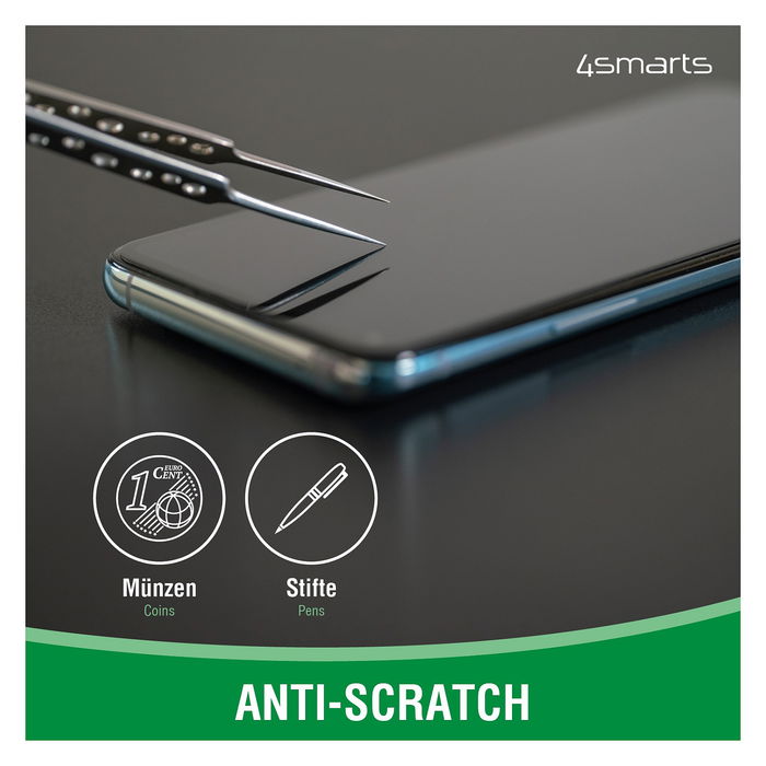 4smarts Protector de Pantalla X-Pro Clear para iPhone 7/8/SE 20/ SE 22 de Vidrio Templado