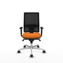 PIQUERAS Y CRESPO Silla de oficina Horna Naranja y Negro