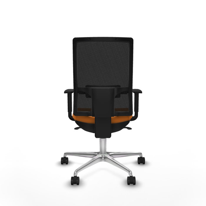 PIQUERAS Y CRESPO Silla de oficina Horna Naranja y Negro