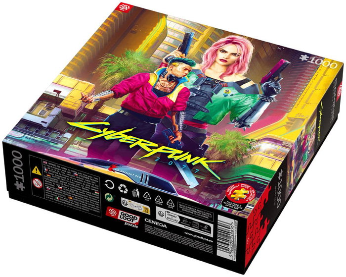 Cyberpunk 2077 Puzzle Kitsch Style (1000 piezas)