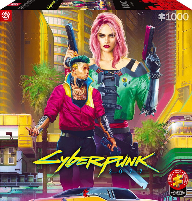 Cyberpunk 2077 Puzzle Kitsch Style (1000 piezas)