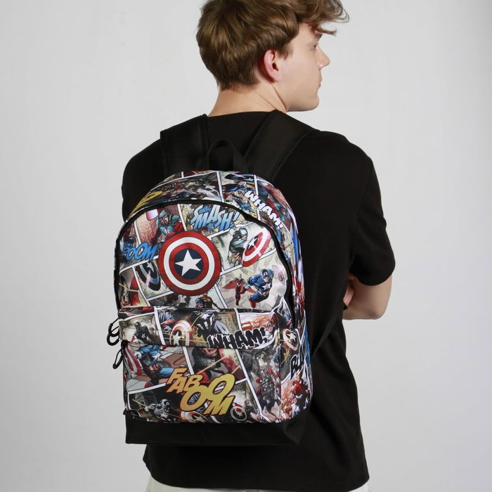 Karactermania Mochila HS FAN 2.2 Capitán América Comic Multicolor