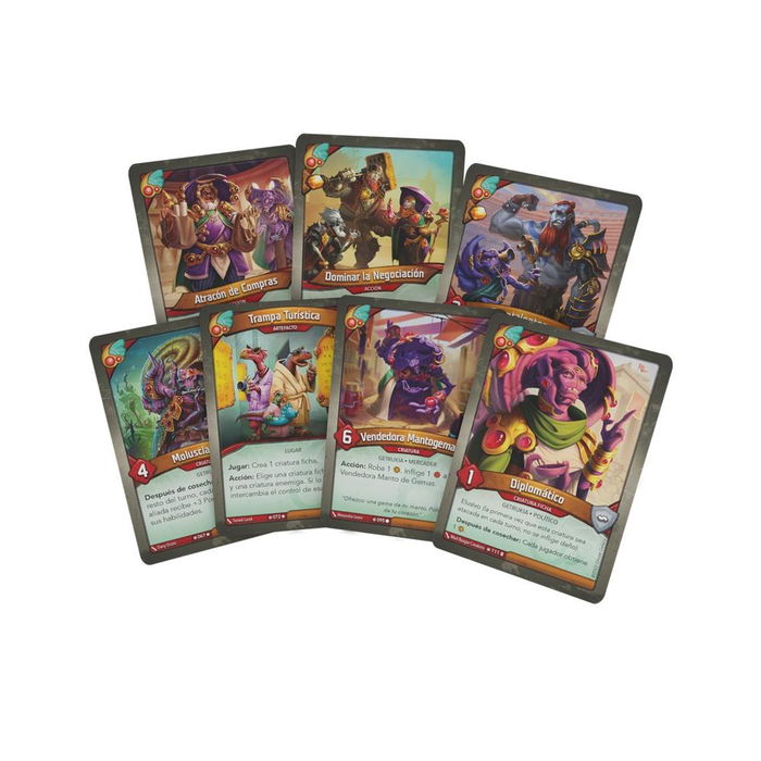 Ghost Galaxy KF15ES Juego de Cartas Coleccionable KeyForge: Vientos de Intercambio - Edición en Español - Mazo Único Aleatorio, 263 Cartas Nuevas, Casa Ekwidon, 2 Jugadores