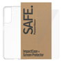 PanzerGlass Safe.by 2-in-1 Bulk Protector de Pantalla Samsung Galaxy S21 FE 5G, 50 Unidades, Aplicacion en Seco, Resistente a Rayones y Golpes, Transparente, Incluye Kit de Limpieza
