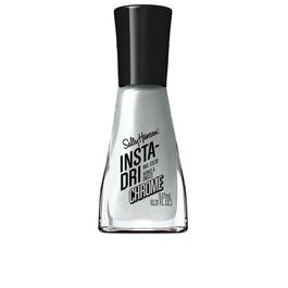 Sally Hansen INSTA-DRI CHROME esmalte de uñas #125-Polar Platinum, 9 ml, color metálico cromado, secado rápido 60 segundos, Galactic Halloween