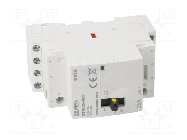ZAMEL Contactor de instalación 4-polar STM 25A 230VAC