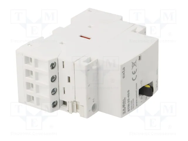 ZAMEL Contactor de instalación 4-polar STM 25A 230VAC