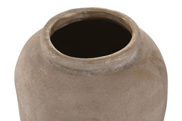 DKD Home Decor Anfora Ceramica Marron Claro 25 x 38 x 25 cm (2 Unidades)