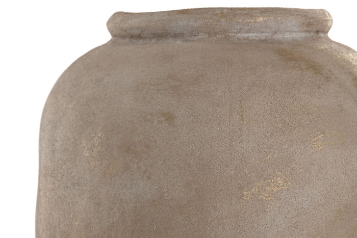 DKD Home Decor Anfora Ceramica Marron Claro 25 x 38 x 25 cm (2 Unidades)
