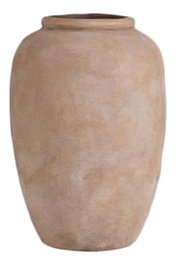 DKD Home Decor Ánfora de Cerámica Marrón Claro 25x25x39 cm
