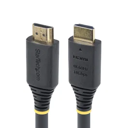 StarTech.com Cable HDMI Premium 5m - 4K 60Hz / 1440p 144Hz - HDR10 HDCP 2.2 ARC - 18Gbps UHD HDMI 2.0 Negro