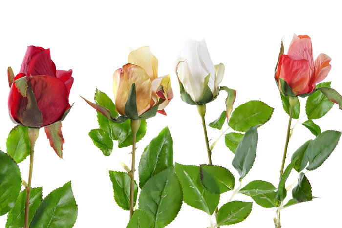 DKD Home Decor Flores de Poliéster Surtido de 4 Colores 15x15x45 cm DKD Home Decor Flores de Poliéster Surtido de 4 Colores 15x15x45 cm