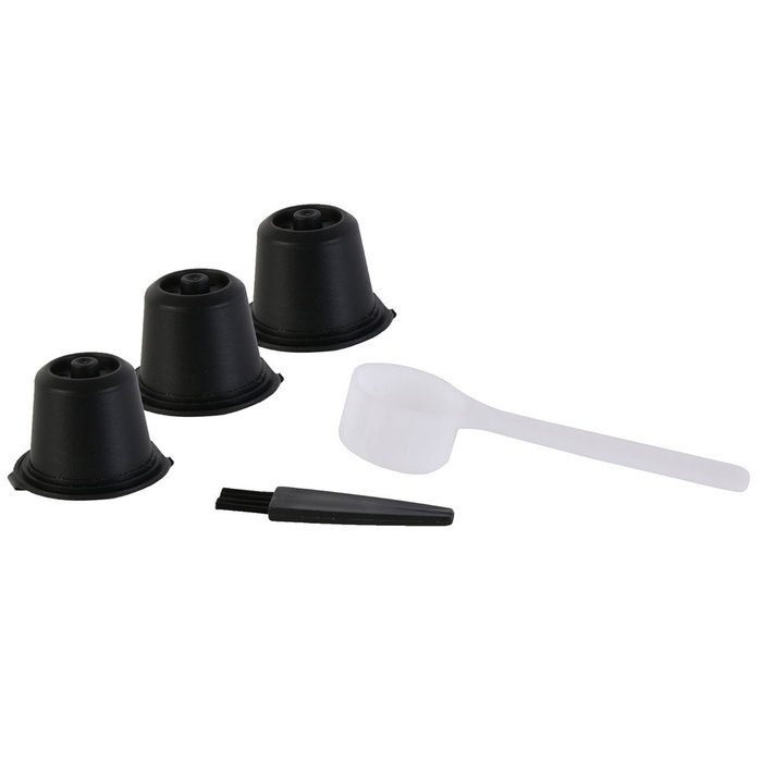 Cook Concept Juego De 3 Cápsulas Café Reutilizables Compatibles con Nespresso 4x3,8 cm