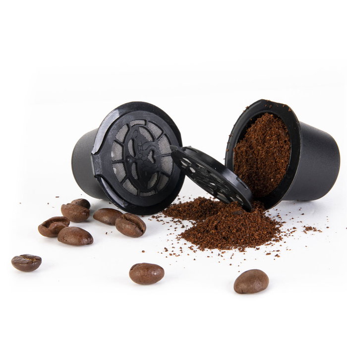 Cook Concept Juego De 3 Cápsulas Café Reutilizables Compatibles con Nespresso 4x3,8 cm