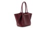 Lucky Bees 1249 Bolso de mano Rojo clarete de Piel de Polivinilo