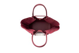 Lucky Bees 1249 Bolso de mano Rojo clarete de Piel de Polivinilo