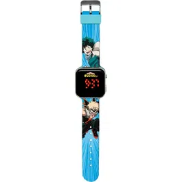 Kids Licensing AAATR98011 Reloj LED para Niños My Hero Academia Licenciado a Partir de 4 Años