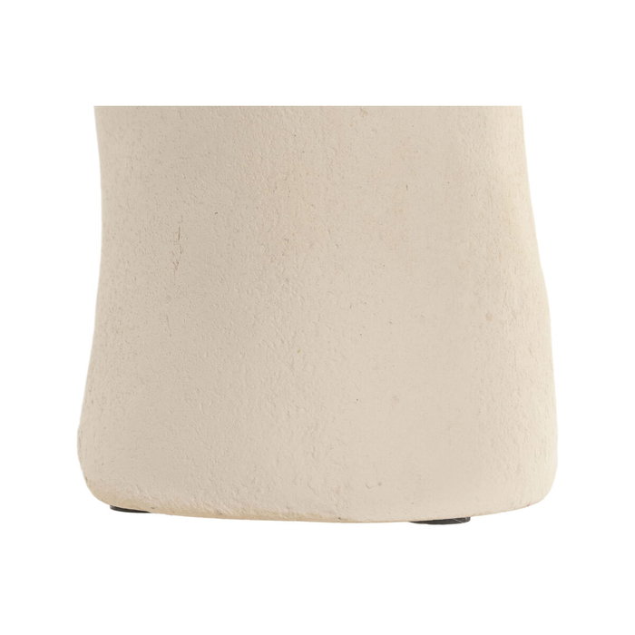 DKD Home Decor Jarrón de Papel Maché y Mango con Asas, Crudo