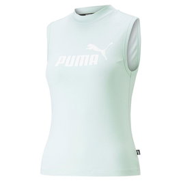 Camiseta para Mujer sin Mangas Puma Slim Logo Tank Aguamarina