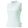 Camiseta para Mujer sin Mangas Puma Ess Slim Logo Tank Aguamarina