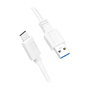 LogiLink Cable USB 3.2 Gen1 Type-C a Type-A, 60W, 0,15 m, blanco