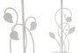 DKD Home Decor Lámpara de Sobremesa de Metal y Tela E14