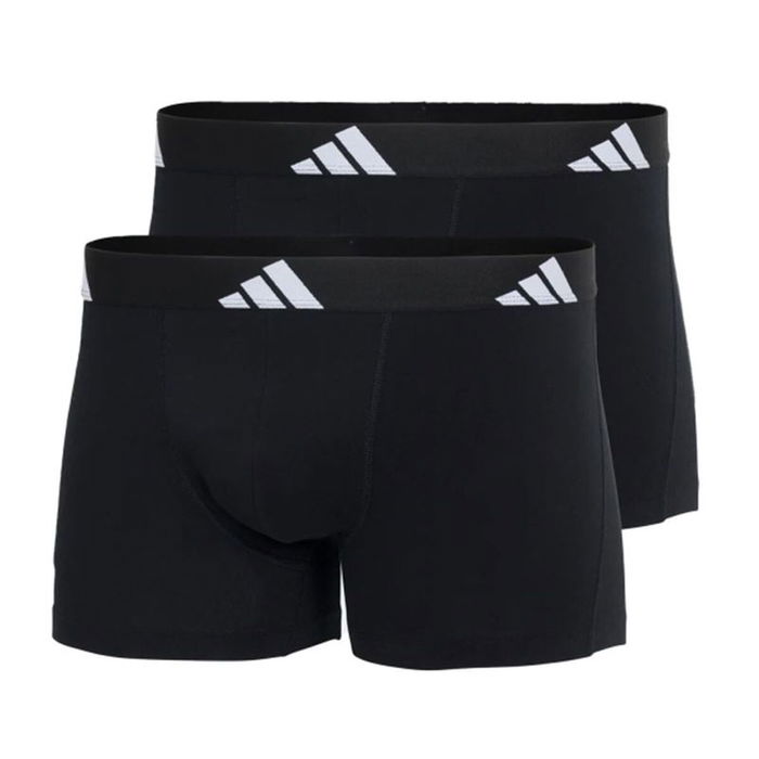 Bóxer de Hombre Adidas Active Flex Cotton Negro 2 Unidades Bóxer de Hombre Adidas Active Flex Cotton Negro 2 Unidades