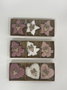DKD Home Decor Decoración Colgante Navidad Fantasía Rosa Blanco Set de 3 Unidades