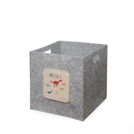 Aberto Design Organizador de Escritorio 6253 de Fieltro Gris 30x30x32 cm