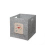 Aberto Design Organizador de Escritorio 6253 de Fieltro Gris 30x30x32 cm