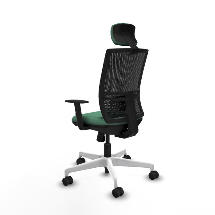 PIQUERAS Y CRESPO Silla de oficina Yunquera Verde esmeralda y Negro PIQUERAS Y CRESPO Silla de oficina Yunquera Verde esmeralda y Negro