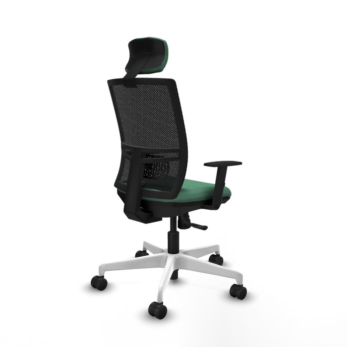 PIQUERAS Y CRESPO Silla de oficina Yunquera Verde esmeralda y Negro PIQUERAS Y CRESPO Silla de oficina Yunquera Verde esmeralda y Negro