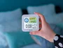 Cep Medidor de Aire Quaelis 20 Medidor de CO2 y COV Superficie 30 m2 Pantalla LCD Color Blanco 8x2,5x8 cms