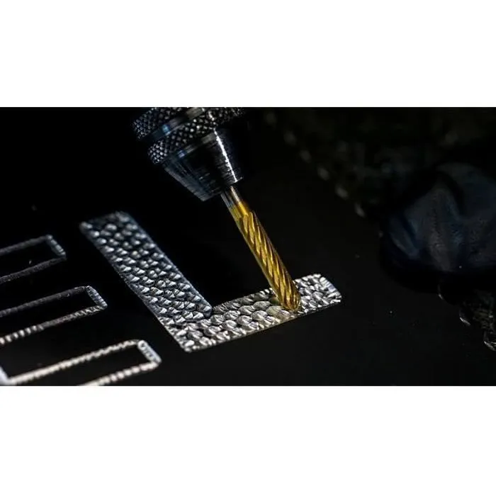 Dremel Max 9903DM Fresa de Carburo de Tungsteno para Grabar Punta Cónica Ø3,2 mm Larga Duración