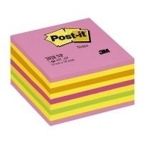 Post-it Cubo de notas adhesivas 76x76 mm, 450 hojas, azul y verde Post-it Cubo de notas adhesivas 76x76 mm, 450 hojas, azul y verde
