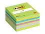 Post-it Bloc de Notas Adhesivas Quita y Pon 76x76 mm Cubo Color Azul y Verde 450 Hojas