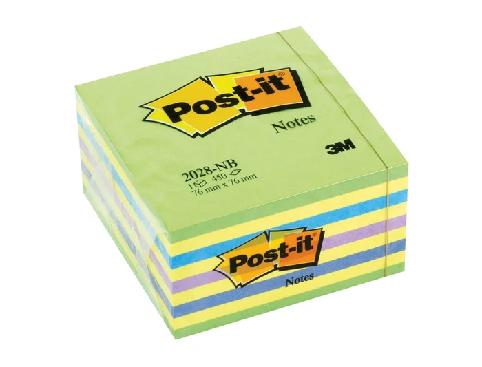 Post-it Bloc de Notas Adhesivas Quita y Pon 76x76 mm Cubo Color Azul y Verde 450 Hojas Post-it Bloc de Notas Adhesivas Quita y Pon 76x76 mm Cubo Color Azul y Verde 450 Hojas