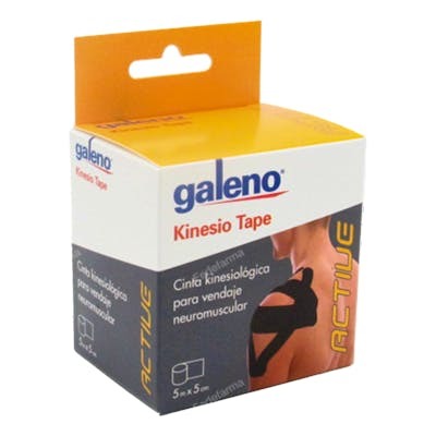 GALENO Kinesio Tape 5 M X 5 Cm Negro GALENO Kinesio Tape 5 M X 5 Cm Negro