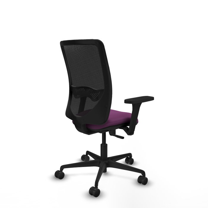 PIQUERAS Y CRESPO Silla de oficina Zulema con mecanismo Sincro, Morado y Negro PIQUERAS Y CRESPO Silla de oficina Zulema con mecanismo Sincro, Morado y Negro