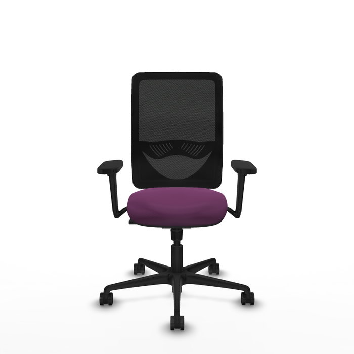 PIQUERAS Y CRESPO Silla de oficina Zulema con mecanismo Sincro, Morado y Negro PIQUERAS Y CRESPO Silla de oficina Zulema con mecanismo Sincro, Morado y Negro