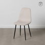 Silla Crema Tejido-Metal Salón 43 X 52 X 87 cm (Set de 4)