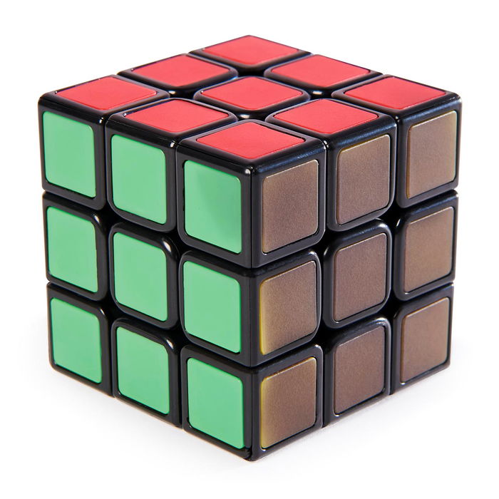 Spin Master Juego Rubiks 3X3 Phantom 6064647 Cubo Mágico con Capa Adicional de Dificultad