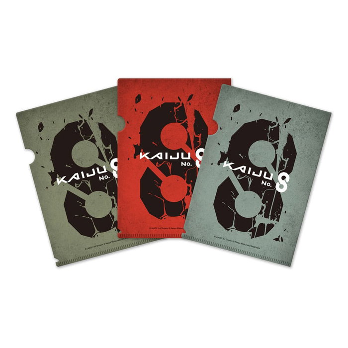 Kaiju No. 8 Set de 3 Fundas transparentes Season 2