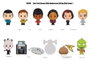 Monogram Int. Star Trek 3D Colgantes PVC Serie 1 Expositor (24)