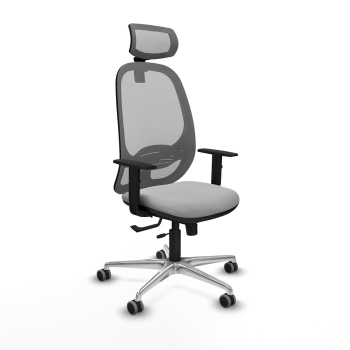 PIQUERAS Y CRESPO Silla de oficina Cilanco Gris con mecanismo Sincro/Traslack PIQUERAS Y CRESPO Silla de oficina Cilanco Gris con mecanismo Sincro/Traslack