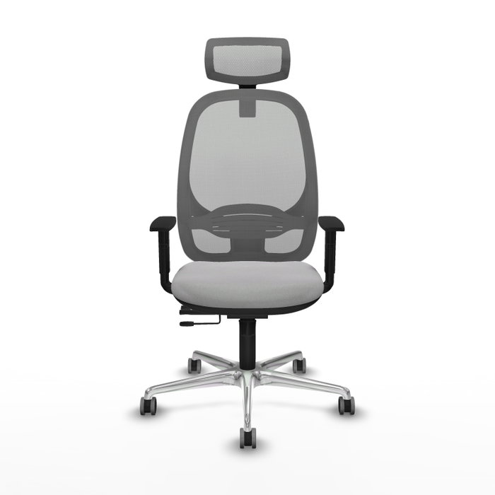 PIQUERAS Y CRESPO Silla de oficina Cilanco Gris con mecanismo Sincro/Traslack PIQUERAS Y CRESPO Silla de oficina Cilanco Gris con mecanismo Sincro/Traslack