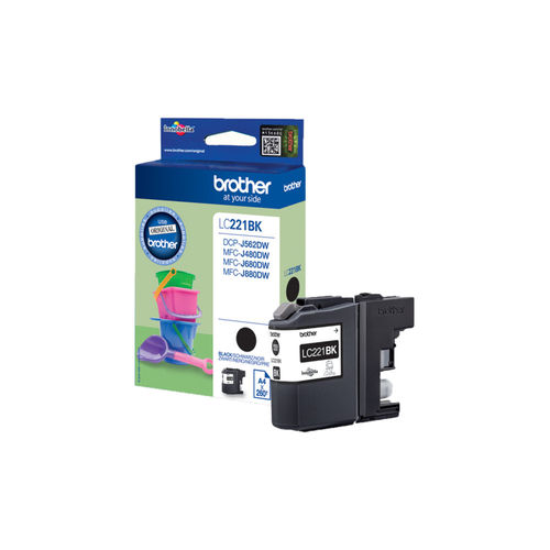 Brother LC221BK Cartucho de tinta Negro