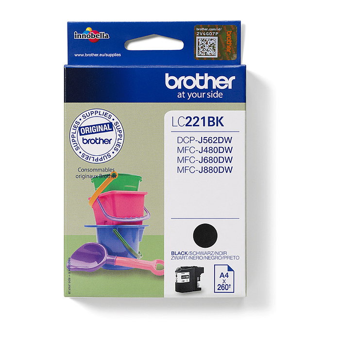 Brother LC221BK Cartucho de tinta Negro