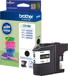 Brother LC221BK Cartucho de tinta Negro
