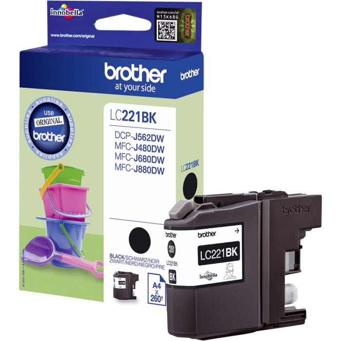 Brother LC221BK Cartucho de tinta Negro